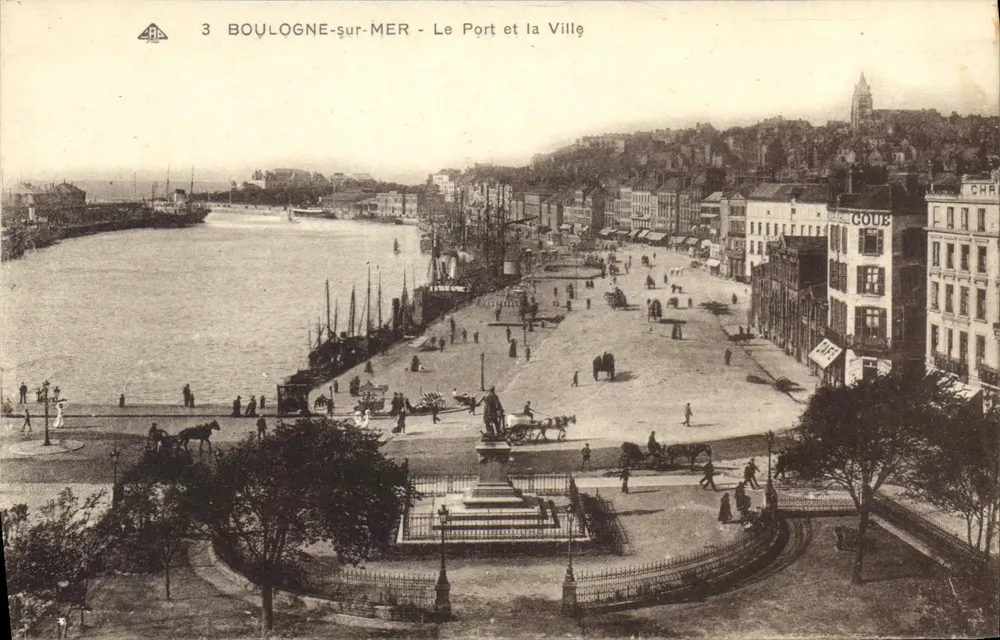 Boulogne-sur-Mer - Der Hafen und die Stadt - Vorderseite