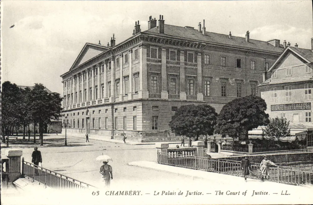 Chambéry — O Palácio de Justiça — LL. n° 03 - Frente