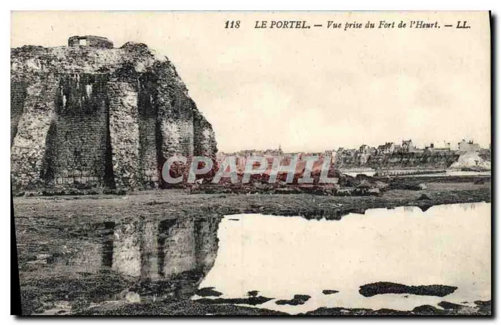 Le Portel — Ansicht vom Fort de l'Heurt — LL. — N° 118 - Vorderseite