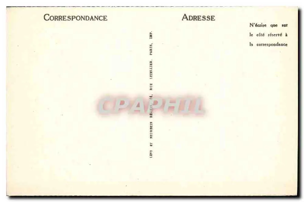 Lourdes — Chemin de Fer Funiculaire du Pic du Jer — LL - Verso