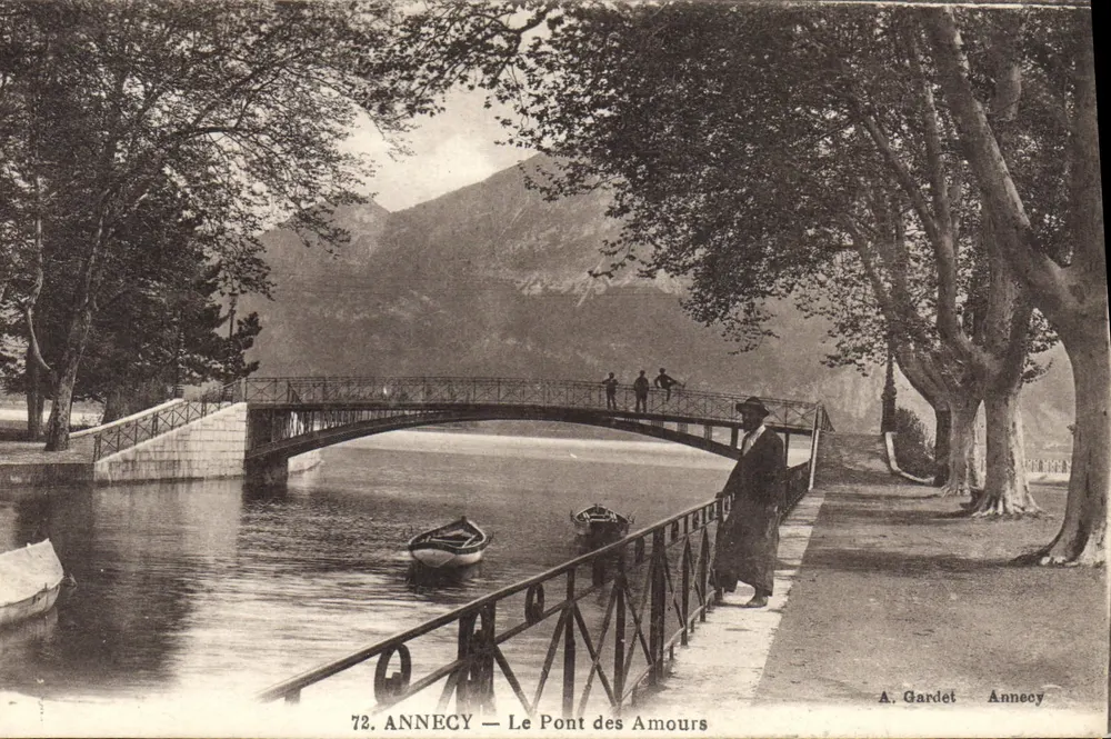 Annecy — O Ponte dos Amores — A. Gardet Annecy - Frente