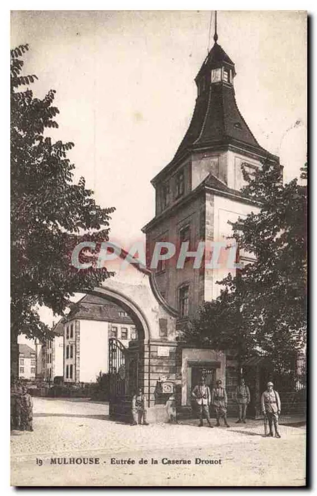 Mulhouse — Eingang zum Kasernengelände Dronot - Vorderseite