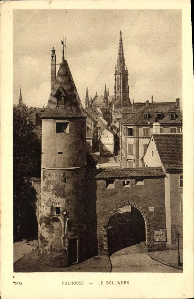 Mulhouse — O Bollwerk — editor BRAUN & Cie - Frente