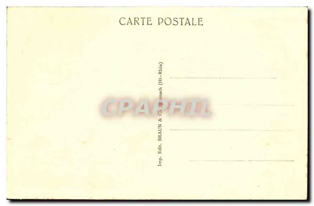 Mulhouse — O Templo — Braun & Cie, n°679 - Verso