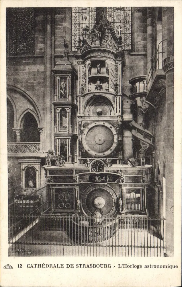 Strasbourg-Kathedrale — Die astronomische Uhr — Nr. 12 - Vorderseite