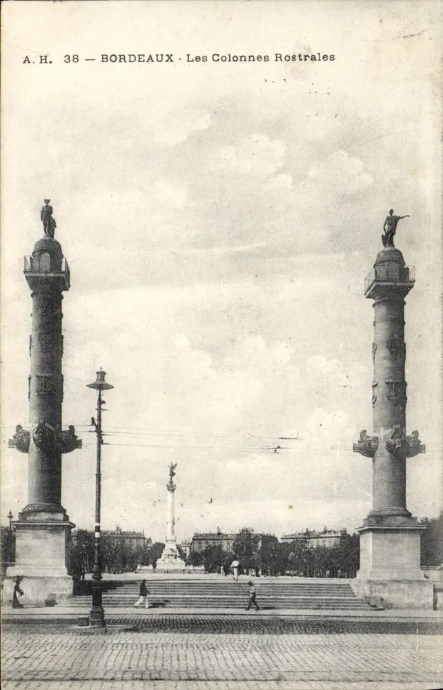 Bordeaux — As Colunas Rostrais — A.H. 38 - Frente