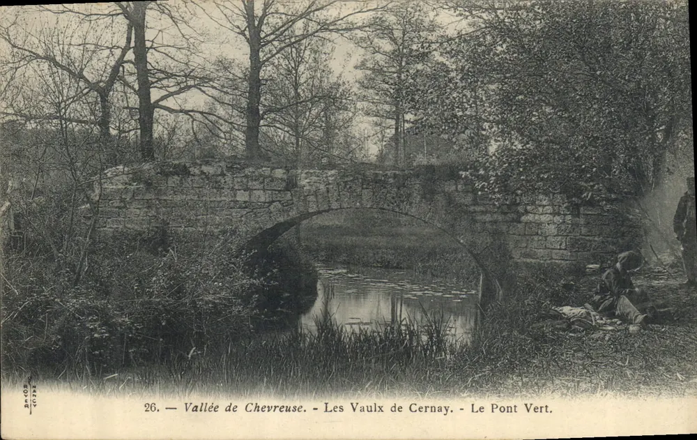 Valle di Chevreuse — Les Vaulx de Cernay — Il Ponte Verde — Editore: B. ROZ - Recto