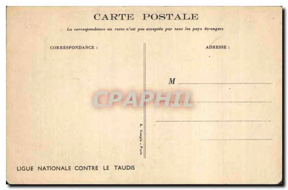 Dois crianças observando uma criança dormindo em uma caixa — ilustração de Nicolot — Ligue Nacional Contra o Taudis - Verso