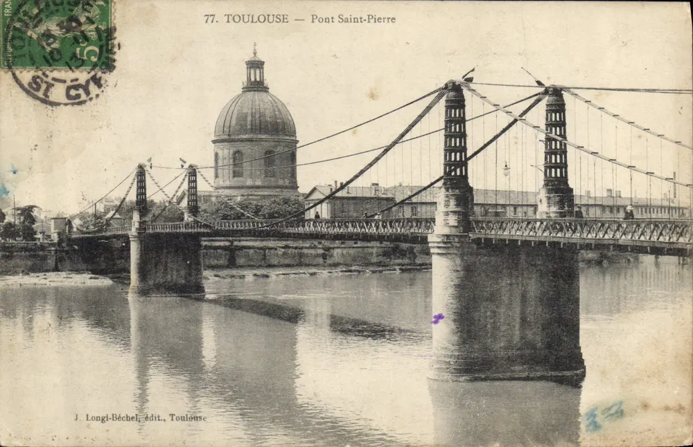 Toulouse — Ponte São Pedro — J. Longi-Béchel, editor. Toulouse - Frente