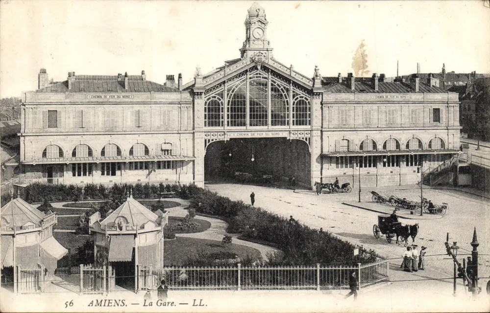 Amiens — A Estação — LL. — n°56 - Frente