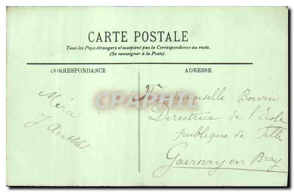 Amiens — A Estação — LL. — n°56 - Verso