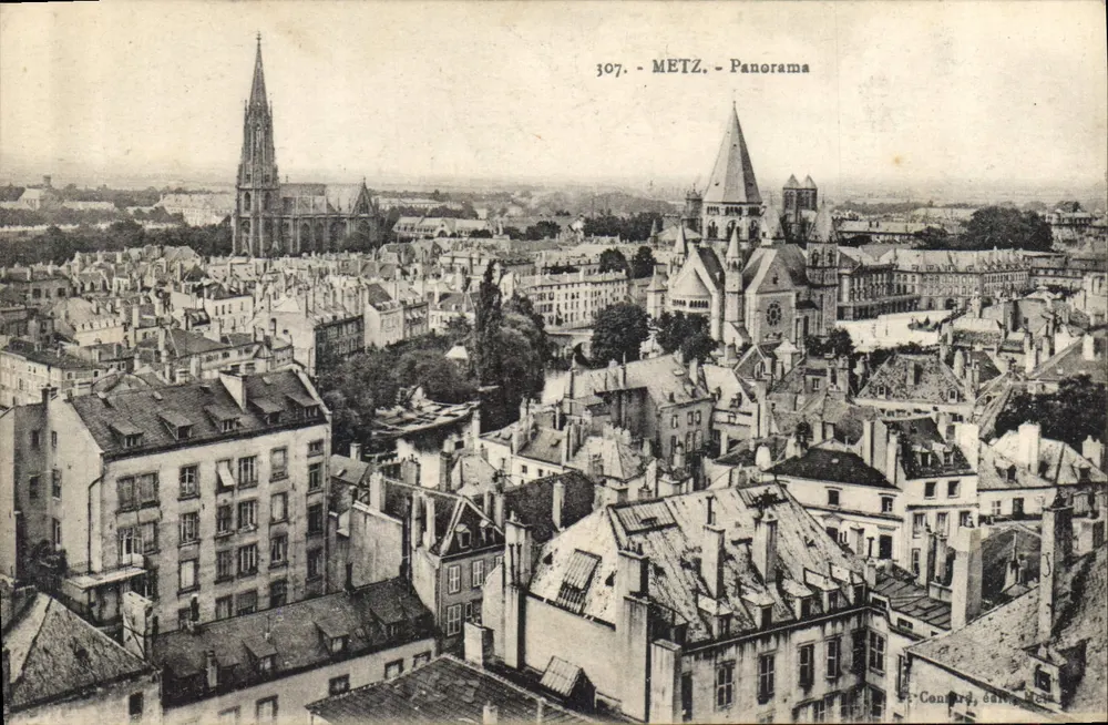 Metz — Panorama — Concard, Saint-Meis, n°307 - Frente