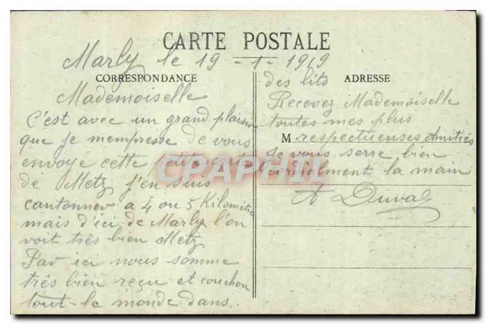 Metz — Panorama — Concard, Saint-Meis, n°307 - Verso