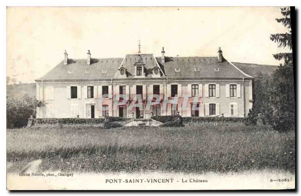 Pont-Saint-Vincent — O Castelo — Gliché Xionlie, fot., Chaligoy, n° 2061 - Frente