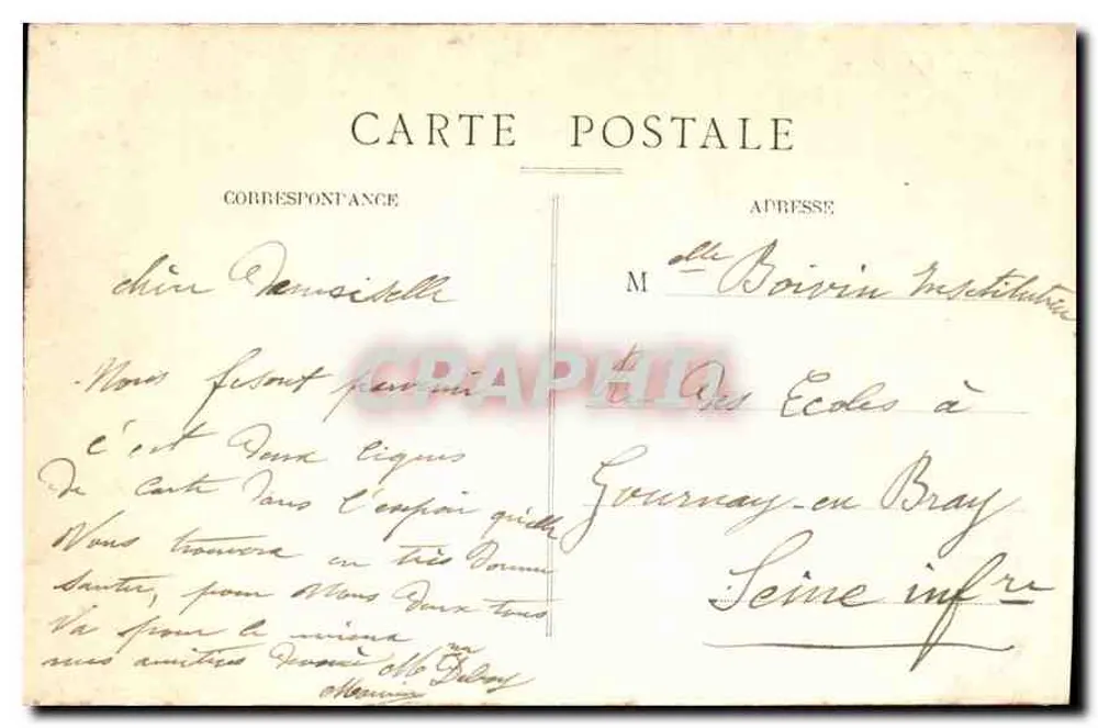 Crozant — Les Rufs und die Creuse — Die pittoreske Creuse — Verleger PM - Rückseite