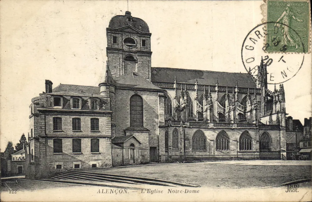 Alençon — Katedra Najświętszej Maryi Panny — Jhot. - Awers