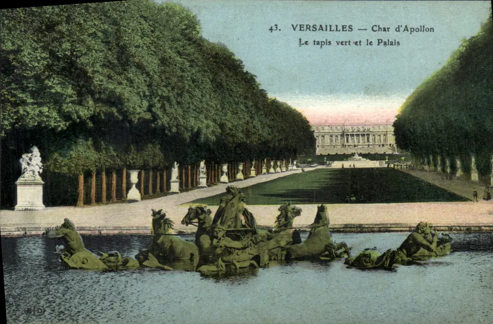 Versailles — Apollo's Chariot — The Green Carpet and the Palace - Vorderseite