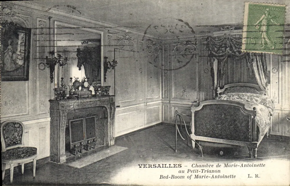 Versailles — Zimmer von Marie-Antoinette im Petit Trianon — L. R. - Vorderseite