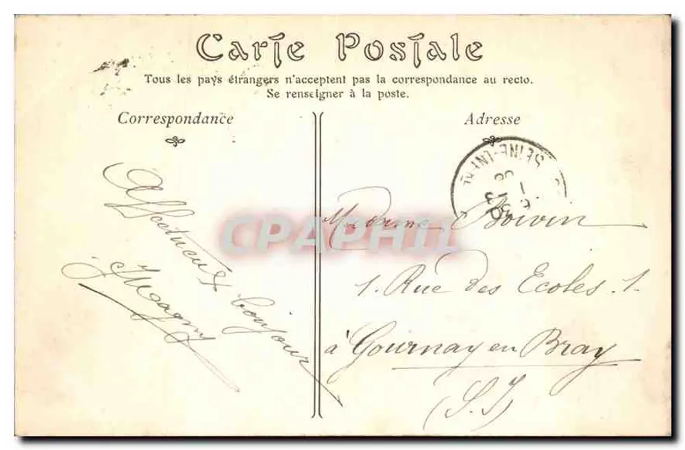 Dieppe — O Hospital — ND Piot - Verso