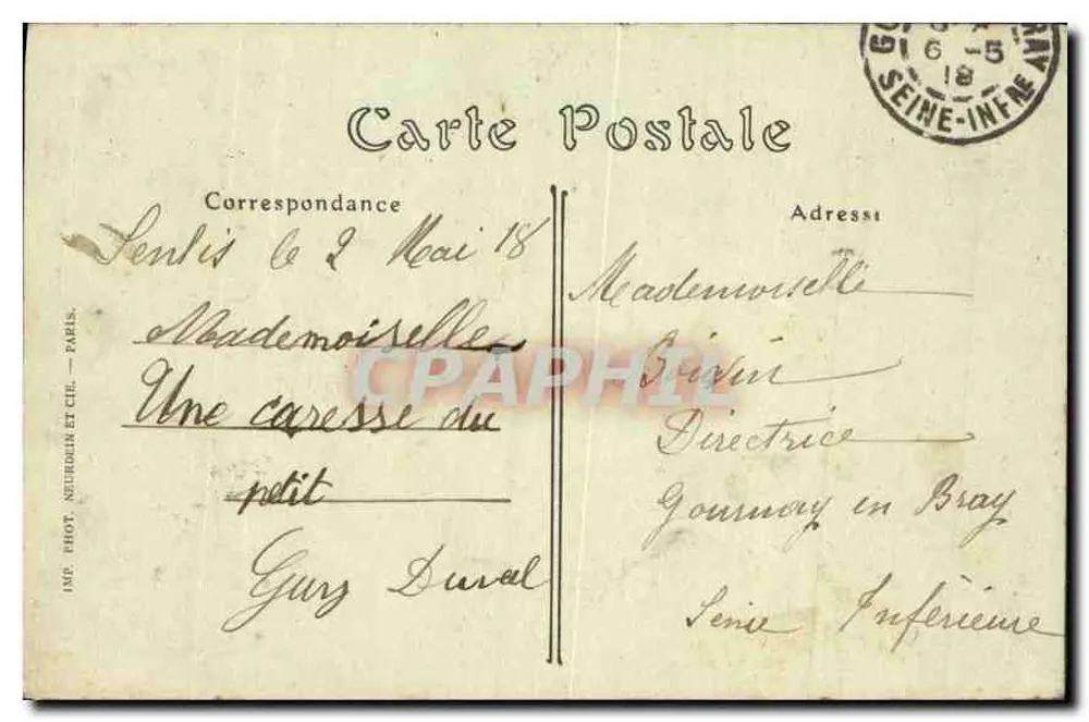 Senlis — As Margens da Nonoëte — ND. Foto, n°97 - Verso