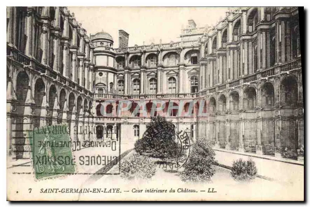 Saint-Germain-en-Laye — Cour intérieure du Château — LL. - Frente