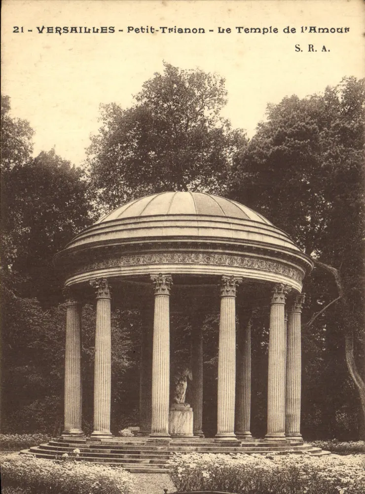 Versailles - Petit-Trianon - O Templo do Amor — S.R.A. n°21 - Frente