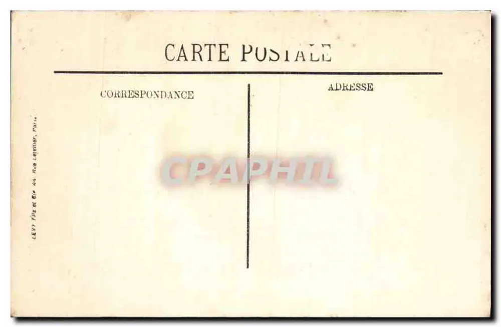 Épinal — Meer en Brug van het Kasteel — Uitgever Levy, n°67 - Achterkant