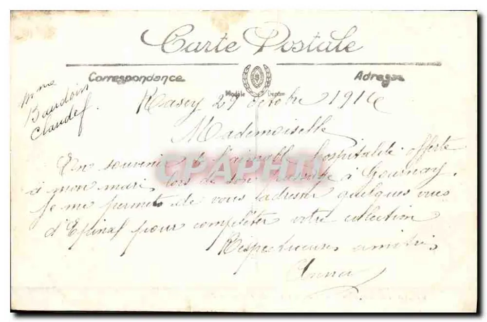 Épinal — Panorama — La Mosella e i Ponti — LL - Verso