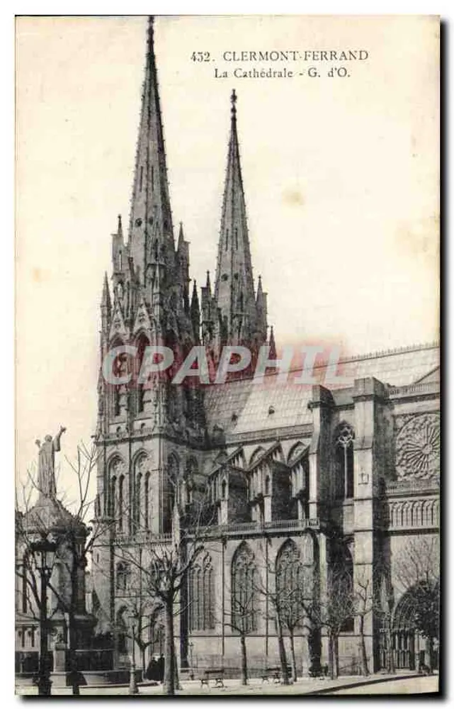Clermont-Ferrand — A Catedral — G. d'O. n°432 - Frente