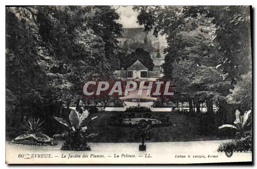 Évreux — Le Jardin des Plantes — La Pelouse — Edition G. Lobigre, Évreux — LL. - Vorderseite