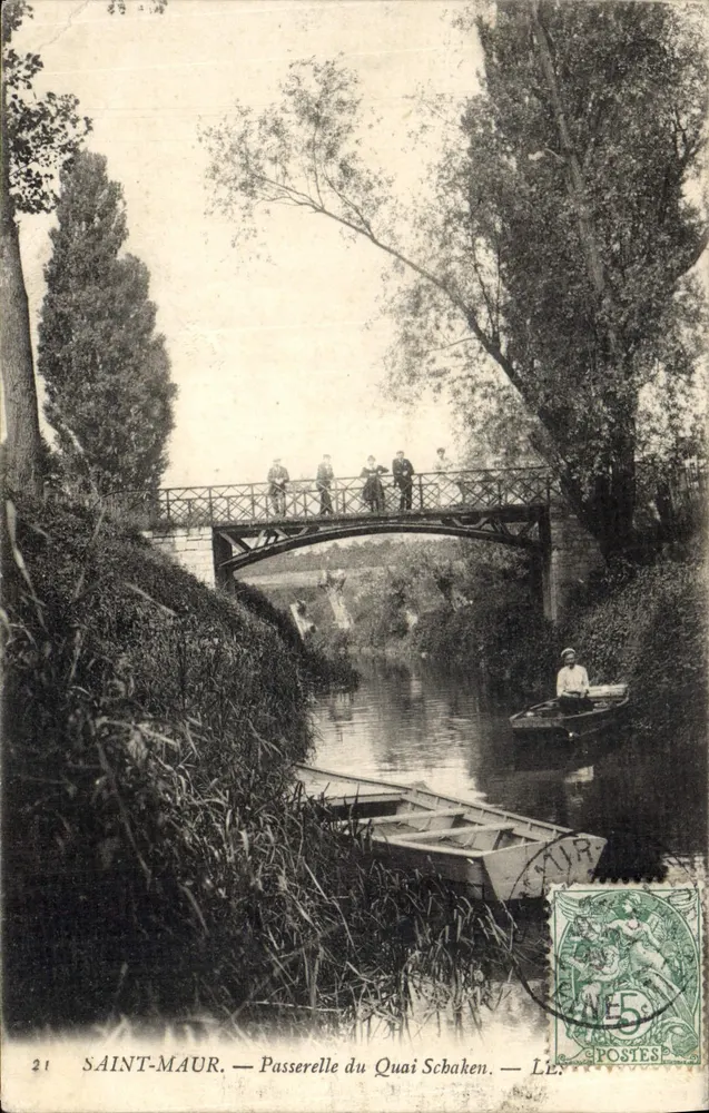 Saint-Maur — Brücke des Quai Schaken — L.E. - Vorderseite