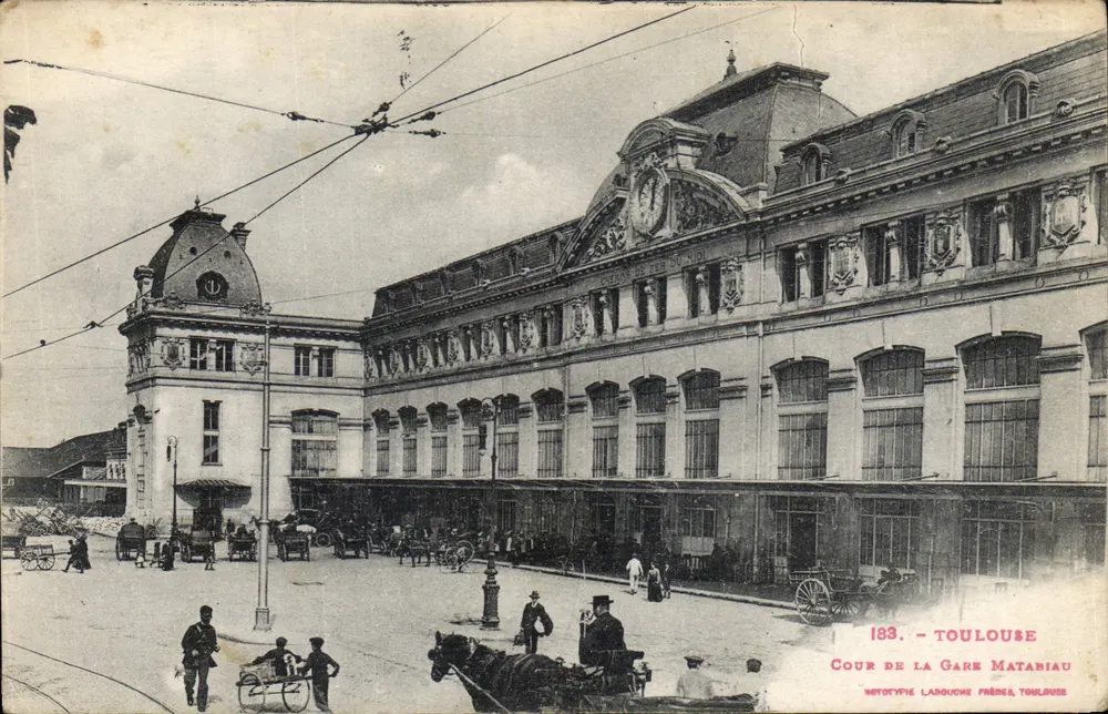 Estação Matabiau — Toulouse — Mototypie Larouche Frères, Toulouse - Frente