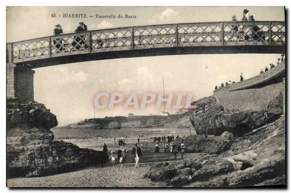 Biarritz — Passarela do Basta — Editor não identificado, n° 45 - Frente