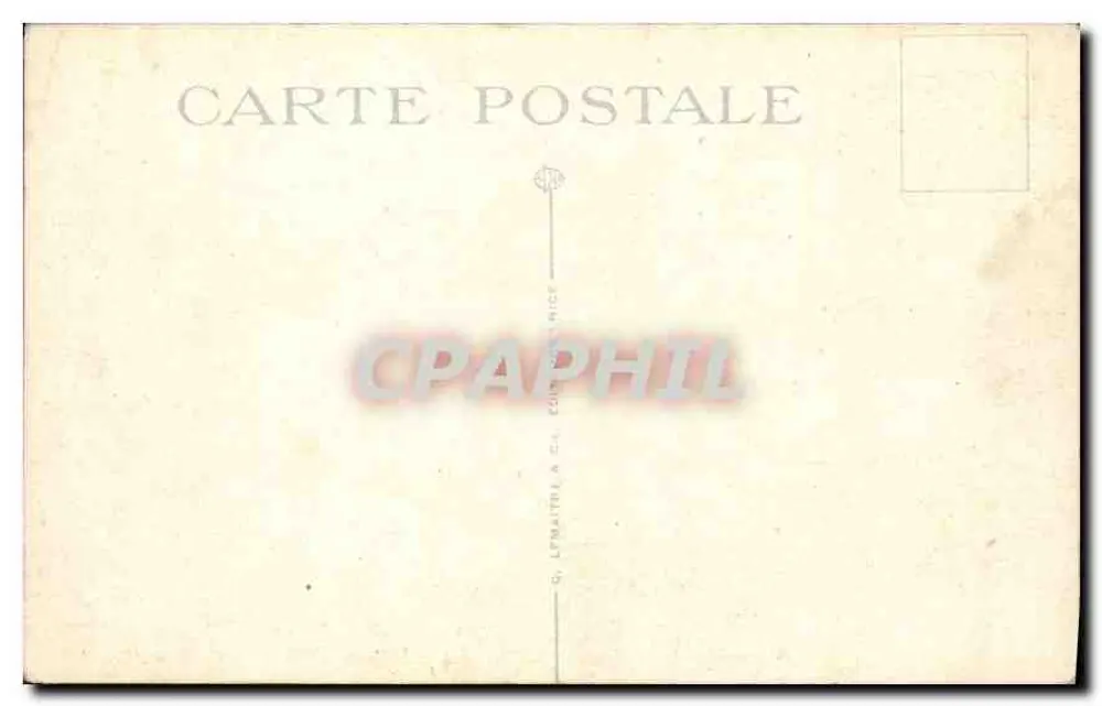 Nice — Ansicht des Hafens und Blick auf den Mont-Boron — G. Lémaitre, Nice, n°118 - Rückseite