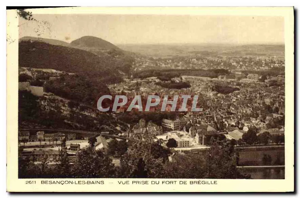Besançon-les-Bains — Ansicht vom Fort Brégille — Braun & Cie, Imp. De Jura, Bâtonnach - Vorderseite