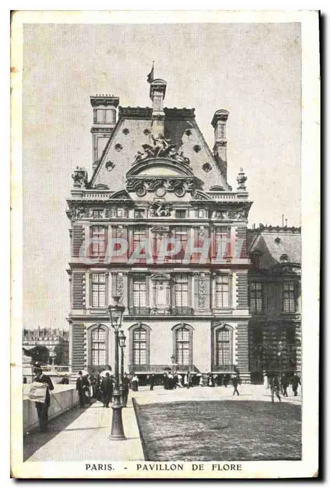 Paris - Pavillon de Flore — éditeur 'Paris - Pavillon de Flore' (imprimé en bas) - Frente