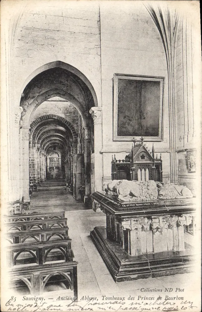 Sauvigny — Alte Abtei, Gräber der Prinzen von Bourbon — Sammlung ND Phot - Vorderseite