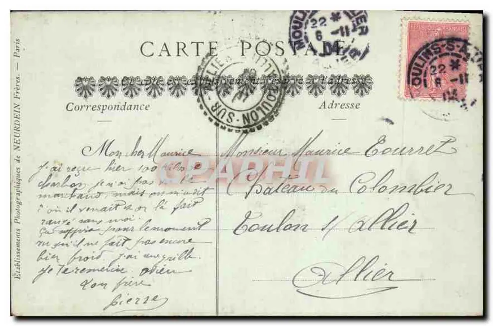 Sauvigny — Alte Abtei, Gräber der Prinzen von Bourbon — Sammlung ND Phot - Rückseite