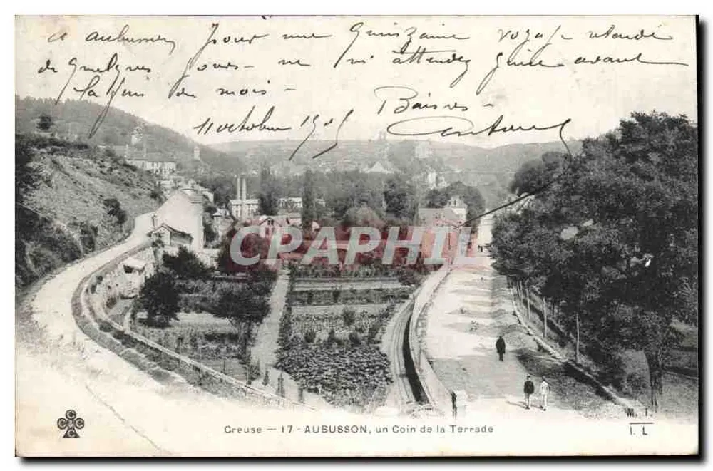 Aubusson — Un rincón de la Terrade — I.L. editor - Anverso