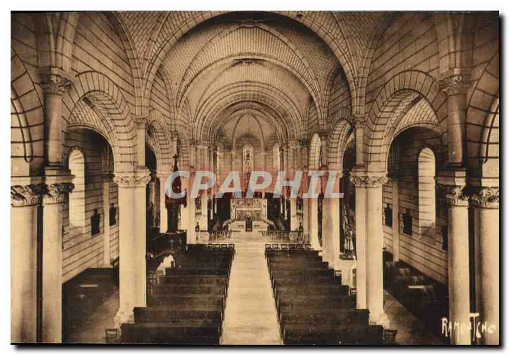 Kirche von Noirterre — romanischer Stil — künstlerische Editionen Raymond Bergevin - Vorderseite