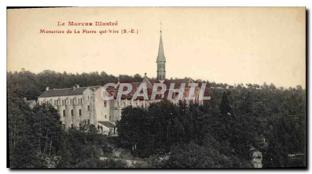 Monasterio de La Pierre-qui-Vire (S.-E.) — Le Morvan Illustré - Anverso