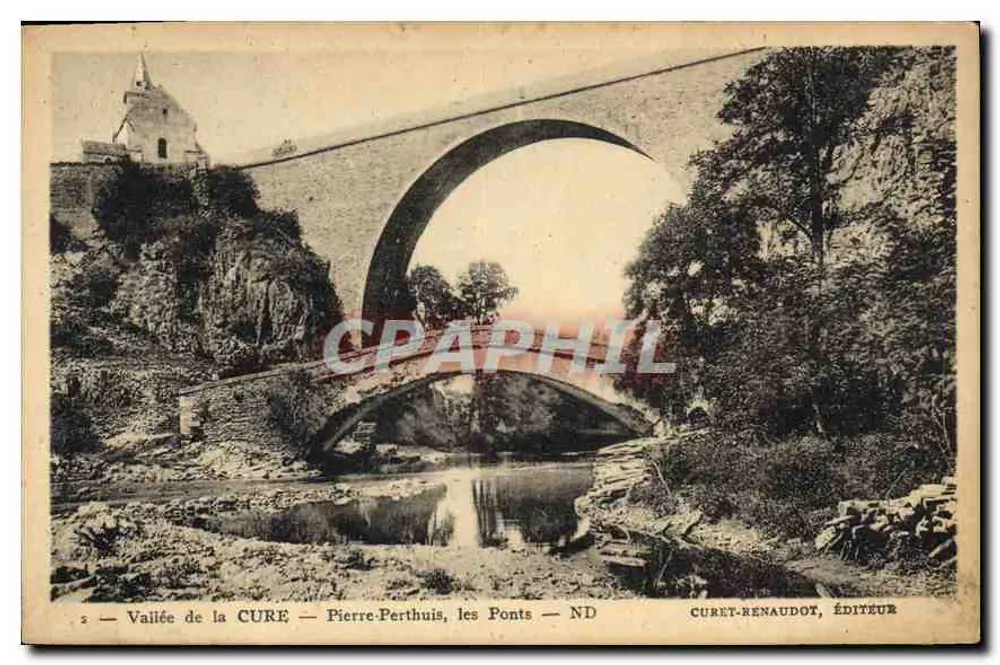 Valle de la CURE — Pierre-Perthuis, los Puentes — CURET-RENAUDOT, EDITOR - Anverso