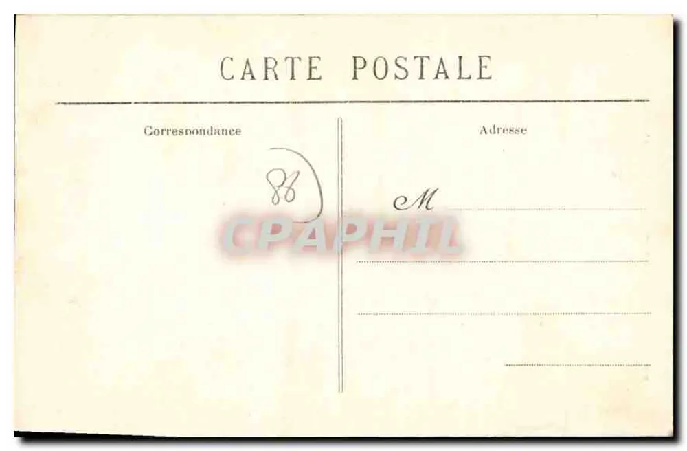 Chauvigny (Vienne) — Innenansicht der Kirche Saint-Pierre — Edition Girault - Rückseite