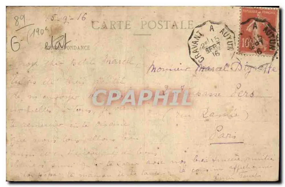 Voutenay - La Chiesa — Valle della Cure — Pothata & A. Allot - Verso