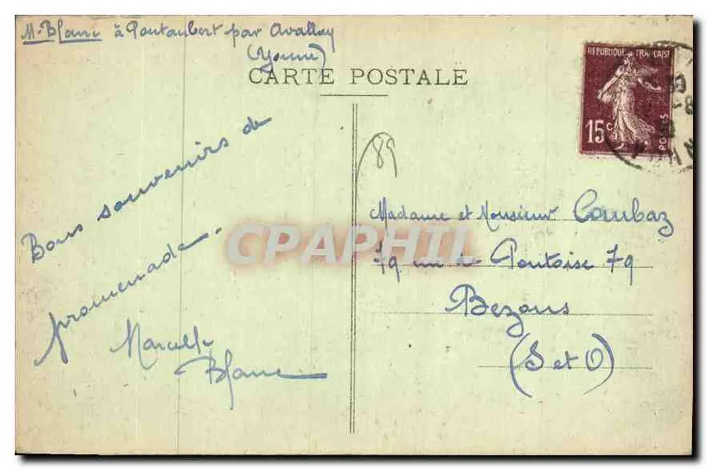 Arredores de Avallon - PIERRE-PERTHUIS — Foto Duvergier - Verso