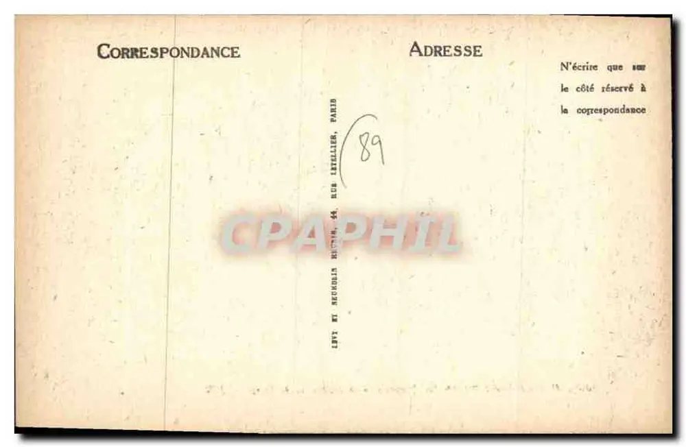 Pierre-Perthuis (Yonne) — A Igreja e o Ponte — ND - Verso