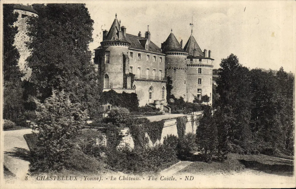 Chastellux (Yonne) — Zamok — ND - Awers