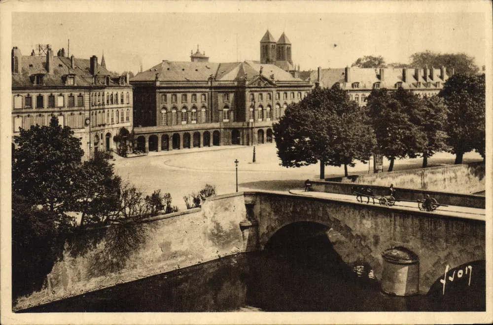 Metz (Moselle) — Place de la Comédie und das Theater — Les Éditions d'Art Yvon, n° 516 - Vorderseite