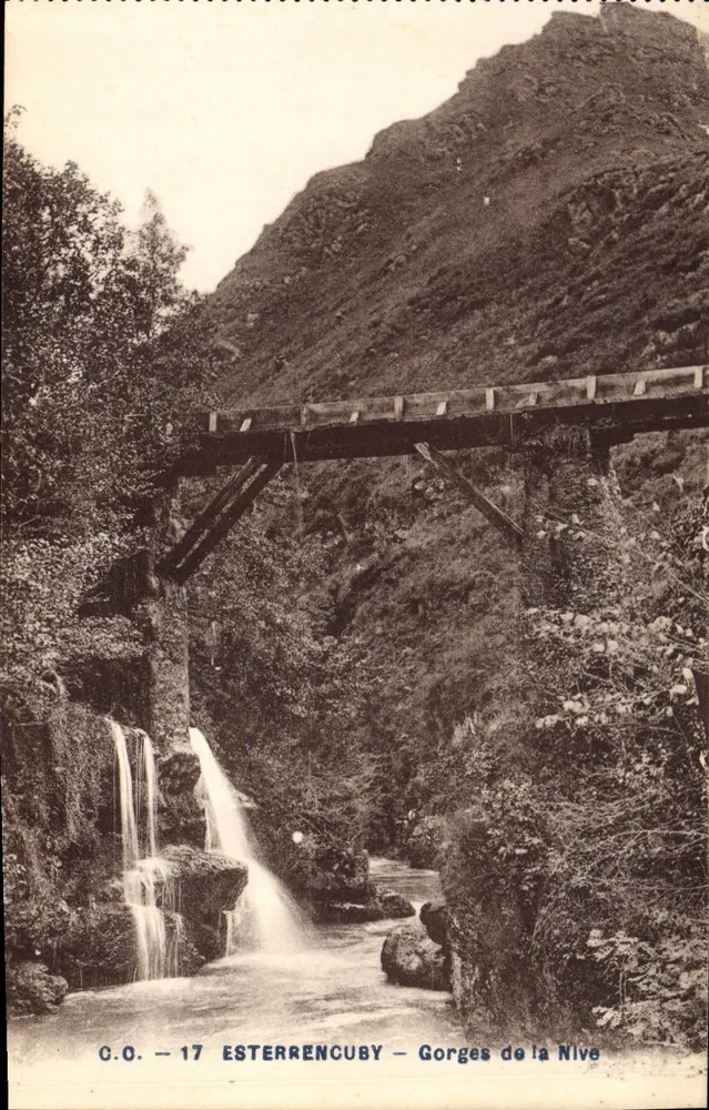 Gorges da Nive — Esterrencuby — Carrache, Pau - Frente