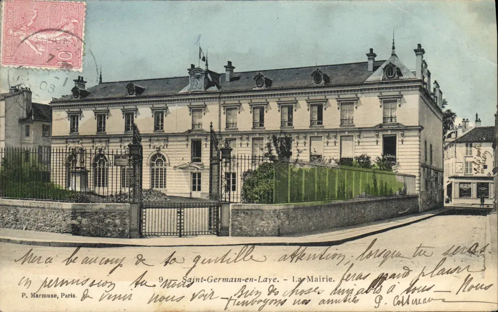 Saint-Germain-en-Laye — A Prefeitura — P. Marmuse, Paris - Frente